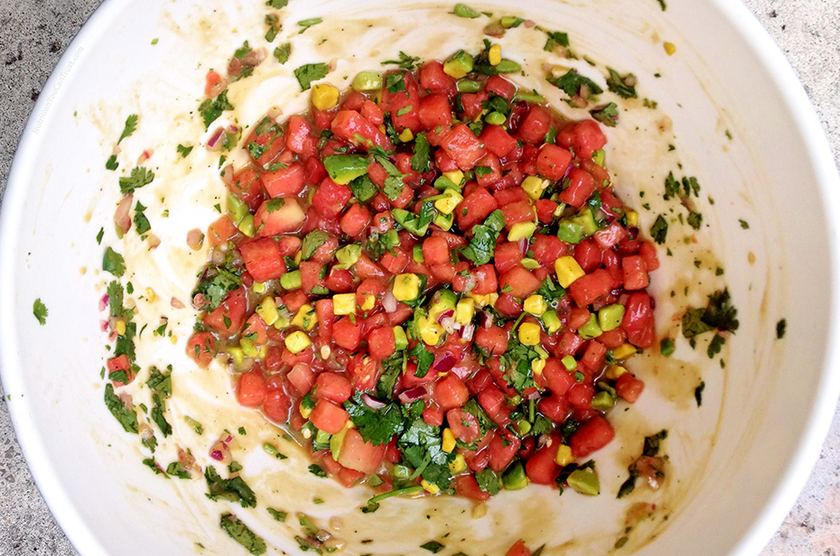 Watermelon Summer Salsa - mixed